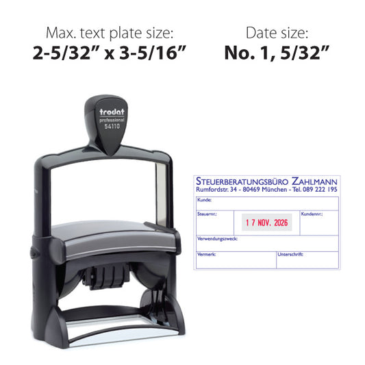 Trodat Professional 54110 Self-Inking Dater