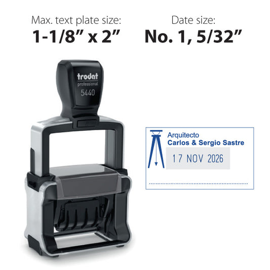 Trodat Professional 5440 Self-Inking Dater