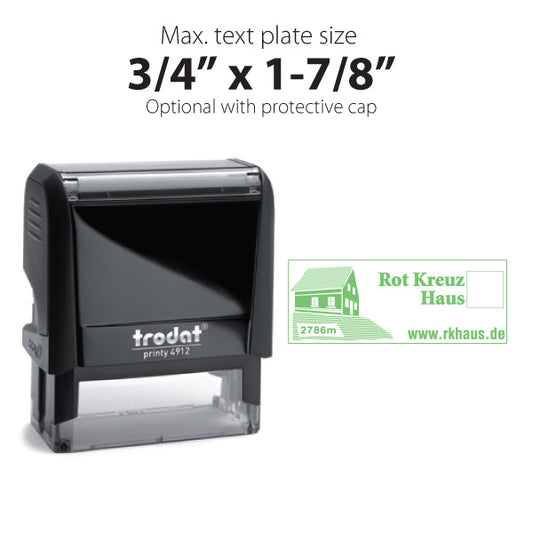 Trodat Printy 4912 Self Inking Text Stamp