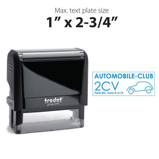 Trodat Printy 4915 Self Inking Text Stamp