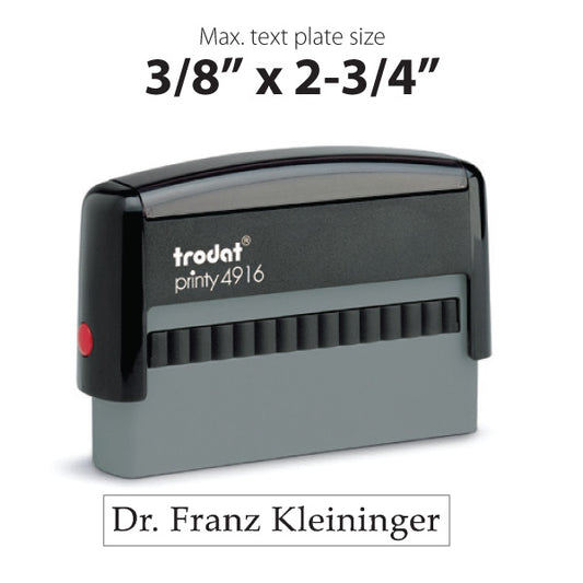 Trodat Printy 4916 Self Inking Text Stamp