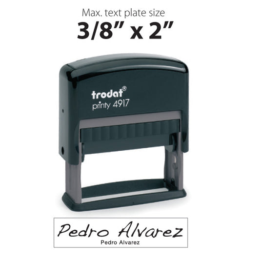 Trodat Printy 4917 Self Inking Text Stamp