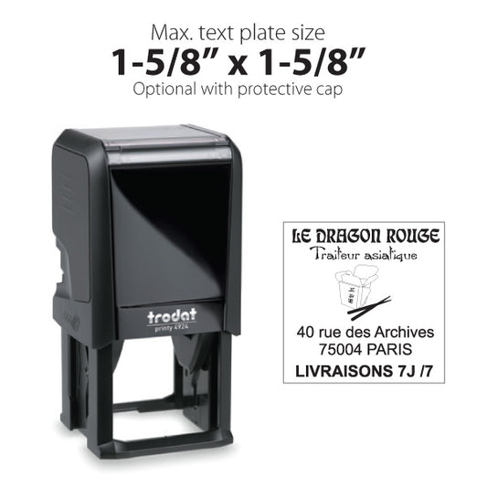 Trodat Printy 4924 Self Inking Text Stamp