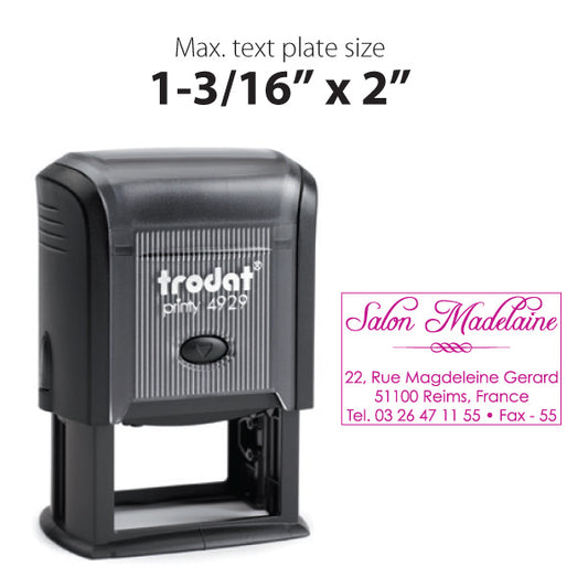 Trodat Printy 4929 Self Inking Text Stamp