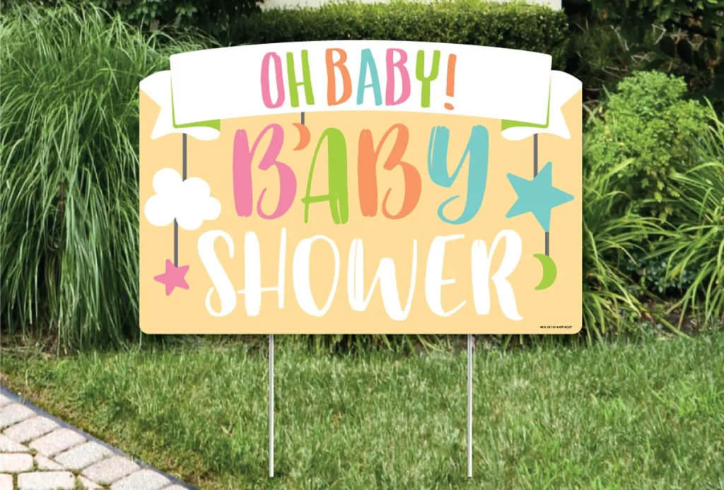 Baby Shower Welcome Signs in Orlando Florida