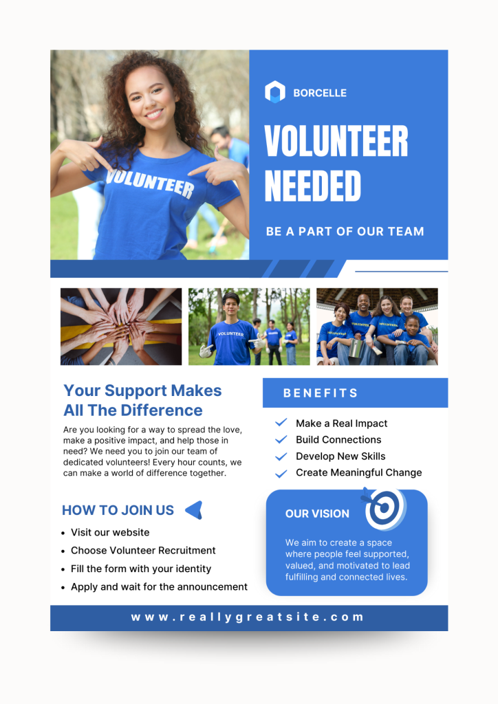 Community Volunteer flyer Printing near me