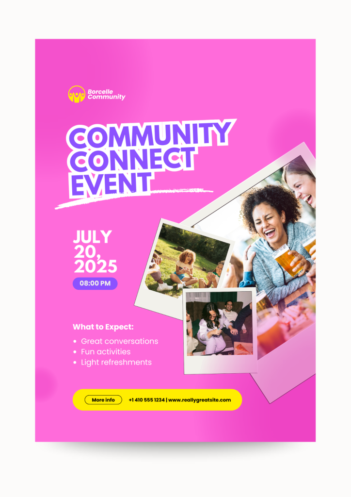 Community Event flyer in Texas