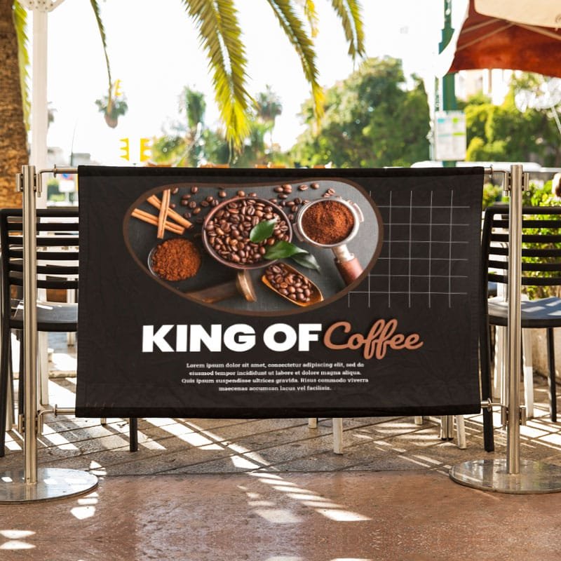 Restaurant-Pavement-Barrier-Banner-Printing-Services