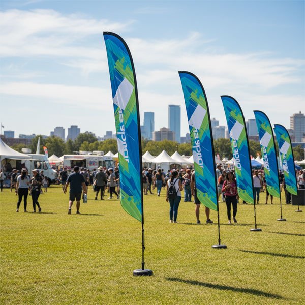 Custom feather flags printing in Winter Park Florida