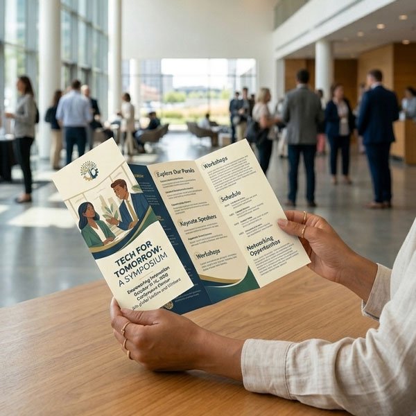 Premium tri-fold banner printing services near me