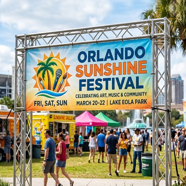 Custom vinyl banner printing company in Winter Park Florida