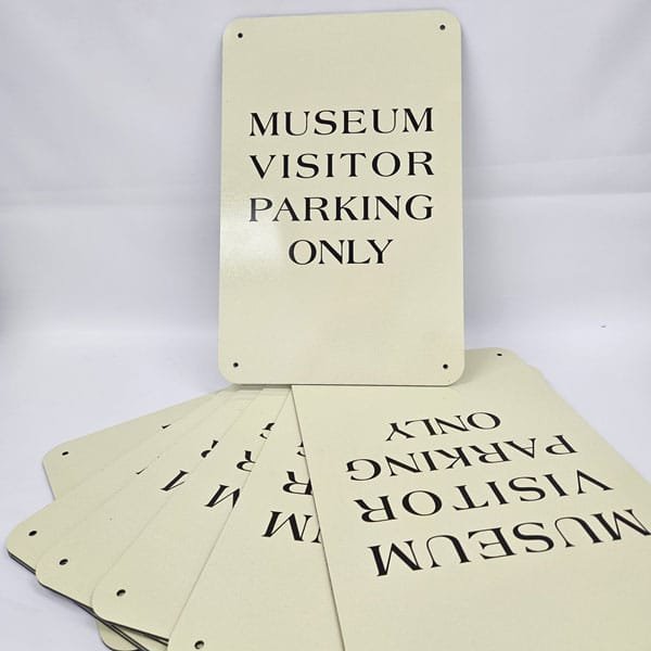 Metalic visitor parking sign maker near me in Casselberry