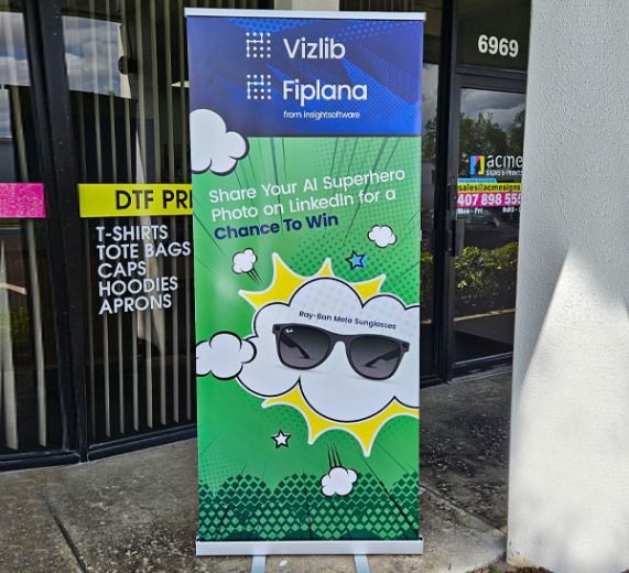 Retractable banner printing in Winter Park Florida