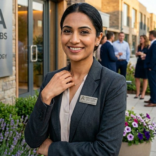 Sublimated custom name tag printing