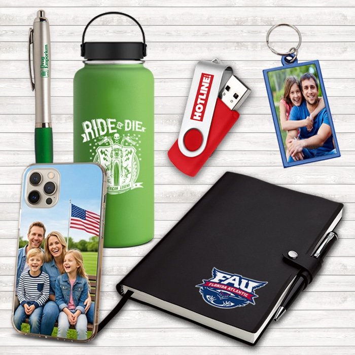 Promotional gift items printing and branding services in Central Florida