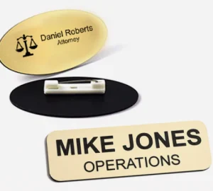 Engraved Plastic Name Tags production near me