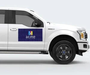 Magnetic Car Signs Decals printing