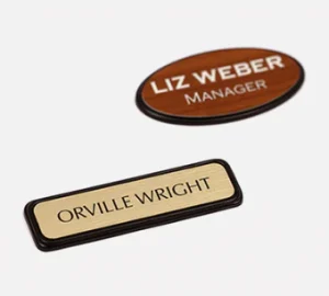 Plastic name tags printing services in Orlando, FL