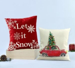 christmass throw pillow printing