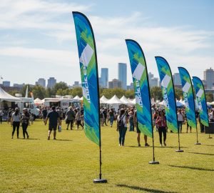 Custom feather flags printing in Winter Park Florida