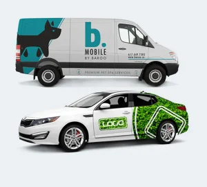 partial car wraps printing services in Orlando Florida