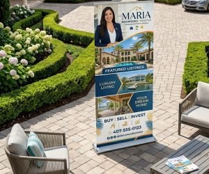 Real estate retaractable banner printing services in Winter Park Real estate retaractable banner printing services in Winter Park
