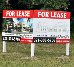 Custom real estate signs and graphics printing Central Florida